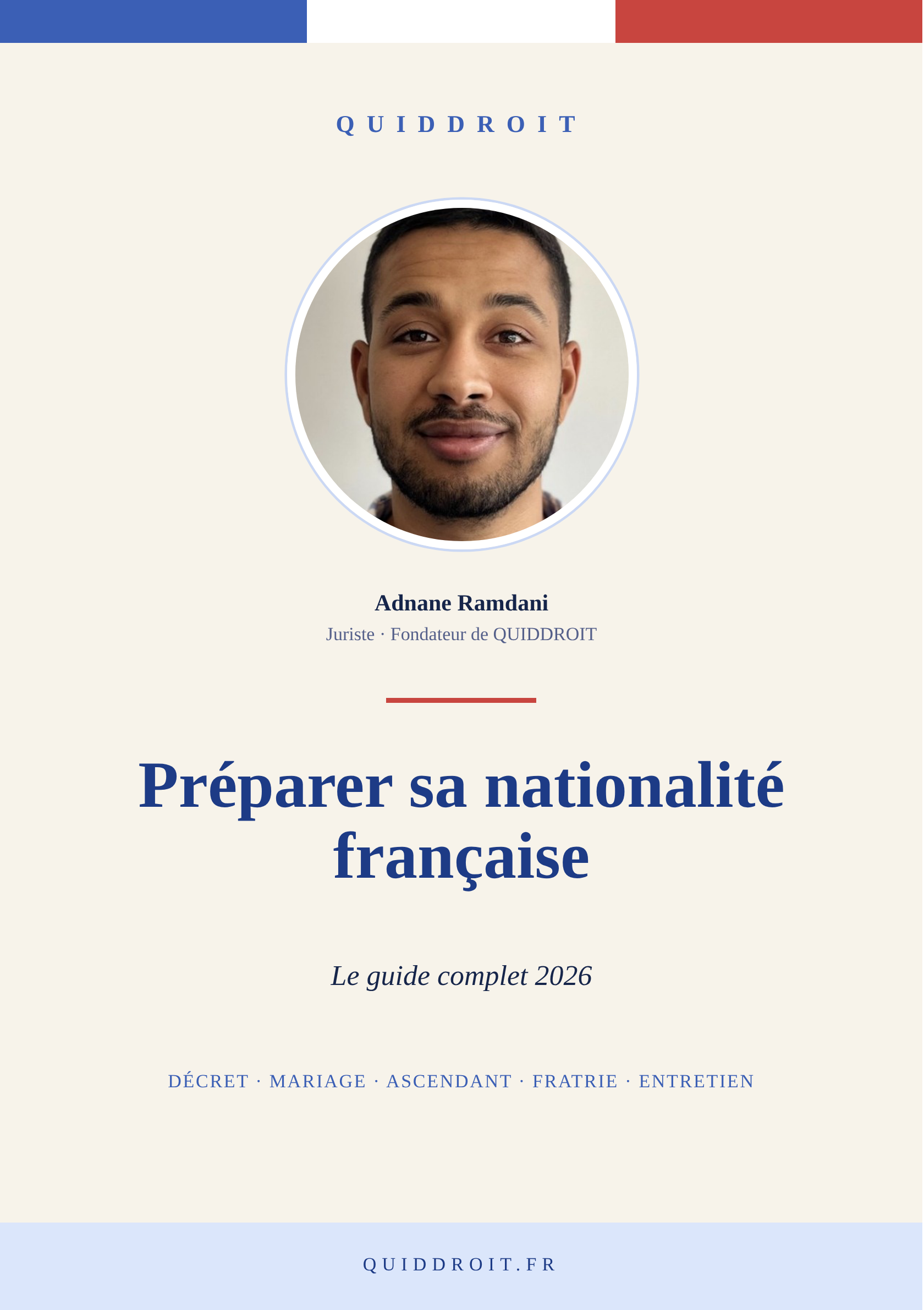 Couverture : Préparer sa nationalité française